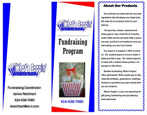 What's Poppin 50/50 Fundraising Program 